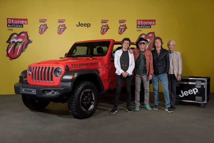 Jeep® Wrangler als Sponsor beim Final-Konzert der Rolling Stones Tournee 