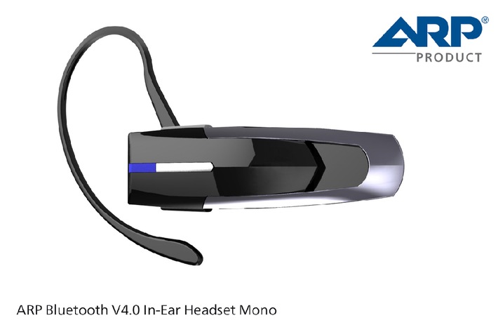 Das neue ARP Bluetooth V4.0 In-Ear Headset - der perfekte Begleiter auf Reisen (BILD)
