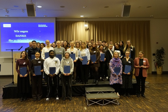 Hochschule Bremerhaven vergibt Deutschlandstipendium an 31 Studierende