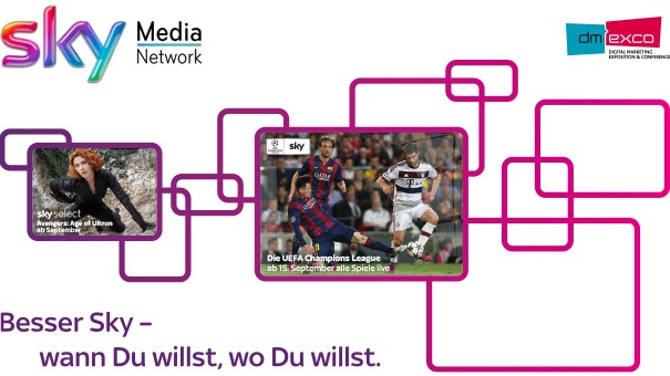 Qualitätscontent auf allen Bildschirmen: Sky präsentiert Multiscreen-Welt auf der dmexco