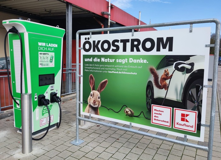 Elektrisierender Einkauf: Kaufland installiert Schnellladestation in Unterschleißheim