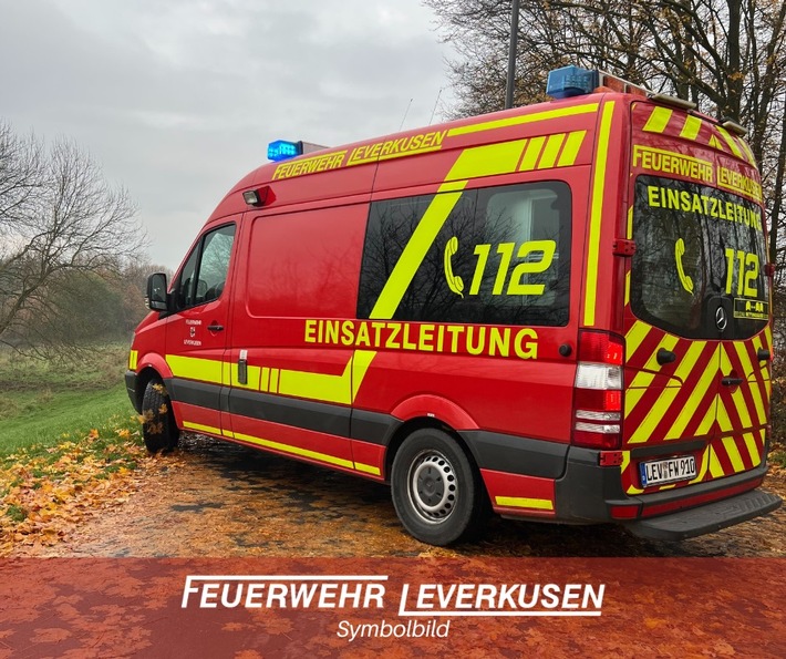 FW-LEV: Brand mit Menschenrettung in Wiesdorf