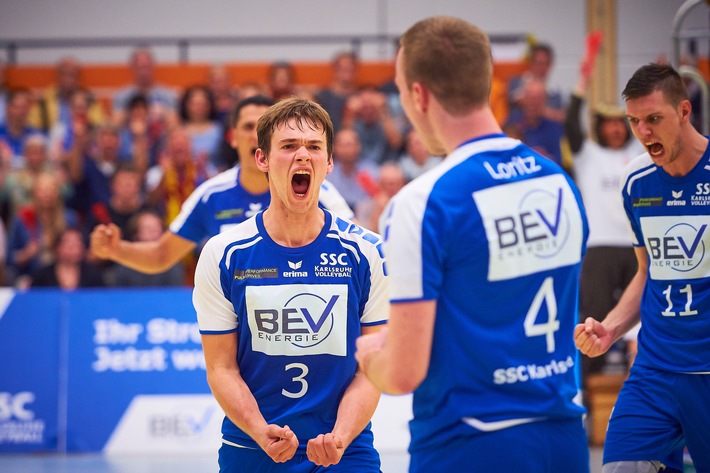 BEV Energie - Partner vom SSC Karlsruhe - Volleyball / Langfristiger Vertrag bis Spielzeit 2019/20