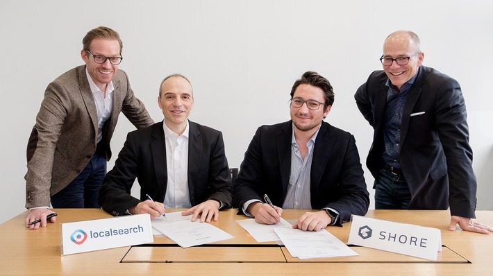 Partnerschaft mit Shore macht localsearch zum Marktführer für Buchungslösungen