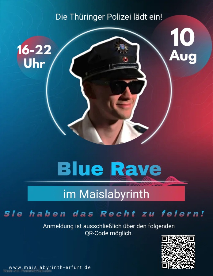 LPI-EF: Bewerberparty der Polizei am 10.08.2024