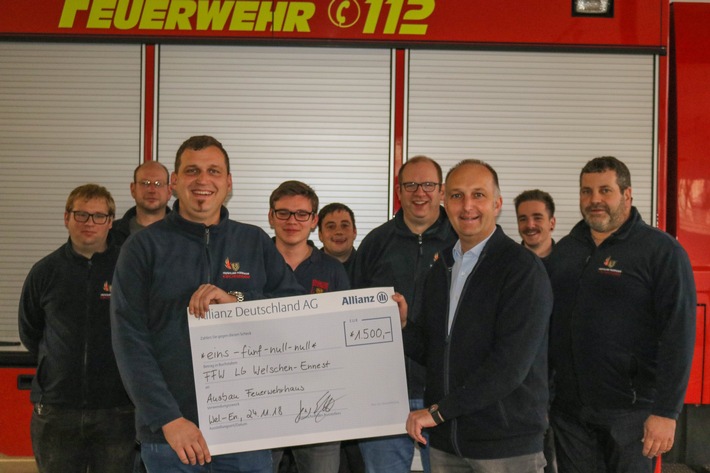FW-OE: Allianz Generalagentur unterstützt Feuerwehr