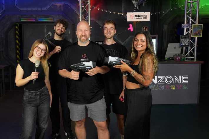 Spiel, Spaß, Spende: FUNZONE unterstützt mit deutschlandweiter Charity-Aktion "FUNDAYS" vom 21. bis 25.09.26 den Verein Kopfsachen e.V. - fünf Freizeitattraktionen für je 8 Euro testen und Gutes tun