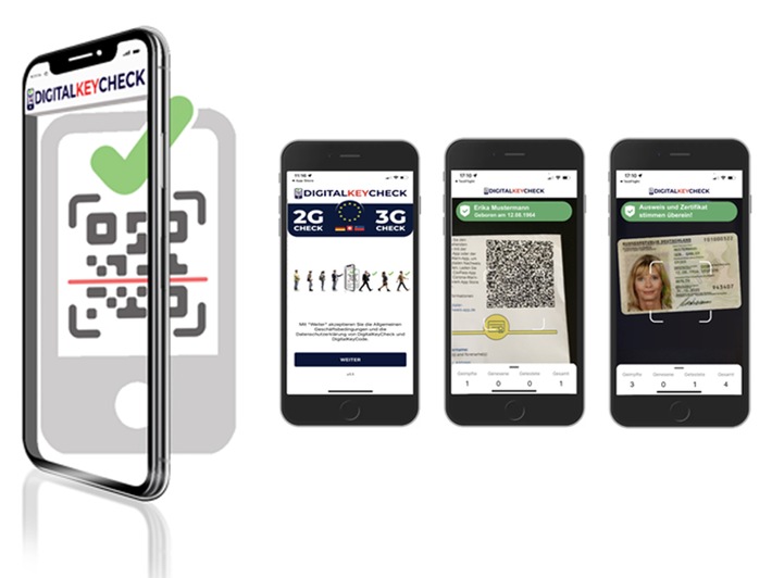 DIGITALKEYCHECK: Die App für 3G am Arbeitsplatz