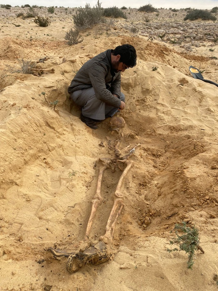 Gebeine in ägyptischer Wüste gefunden
