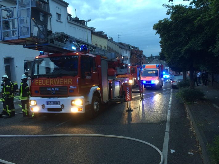 FW-Stolberg: Zwei Menschen vor Feuer gerettet - zwei Kellerbrände beschäftigen Feuerwehr