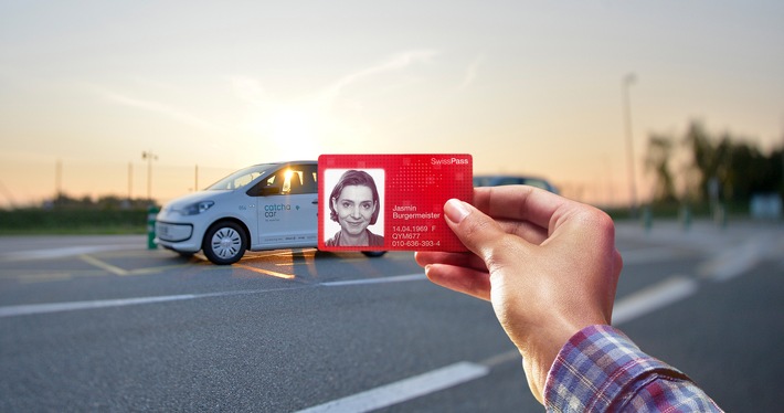 SwissPass öffnet die Autos von Catch a Car