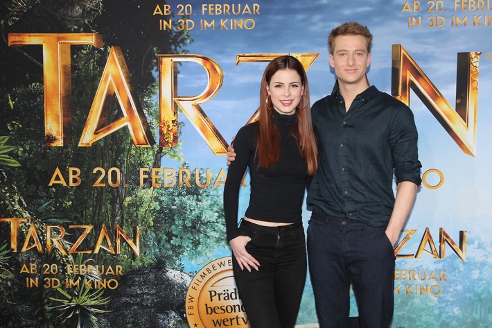 TARZAN - Tarzan alias Alexander Fehling und Jane alias Lena Meyer-Landrut zu Gast in München