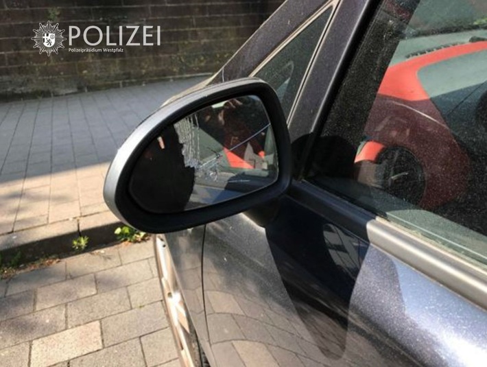 POL-PPWP: Spiegelglas zerschlagen