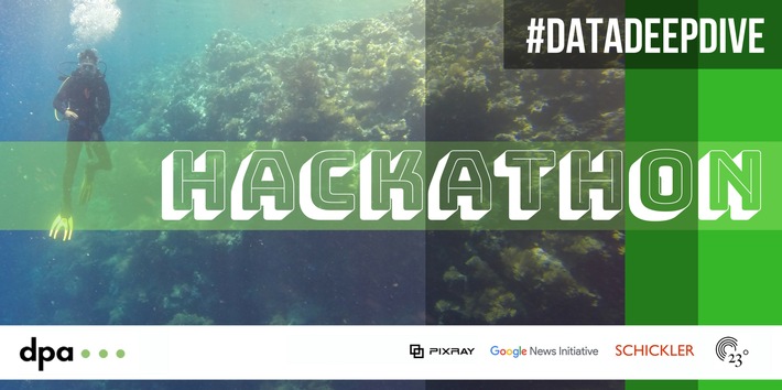 In den Tiefen der Datenwelten: dpa-Hackathon &quot;Data Deep Dive&quot; vom 29. November bis 1. Dezember in Berlin