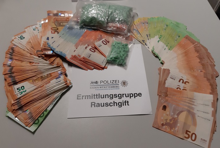POL-MA: Mannheim: 22-jähriger Tatverdächtiger wegen Verdachts des Handeltreibens mit Betäubungsmitteln in nicht geringer Menge in Haft - 19.000 Euro und 1.200 Ecstasy-Tabletten sichergestellt