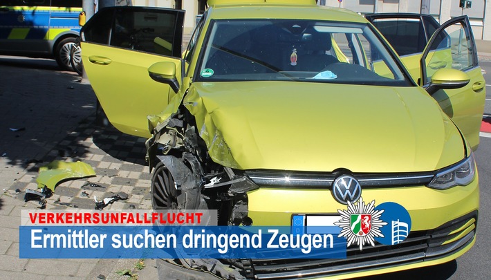 POL-OB: Gelber VW-Golf an Ampelmast geschrottet - Ermittler suchen Zeugen
