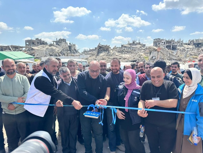 Gaza: Gesundheitszentrum eingeweiht / In insgesamt 13 Einrichtungen stellen die Johanniter nun die medizinische Versorgung sicher