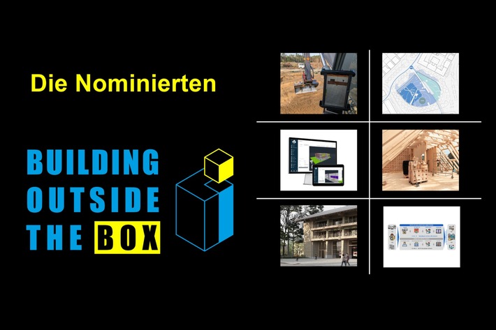 Shortlist des Innovations- und Nachhaltigkeitspreises „Building outside the box“ steht fest