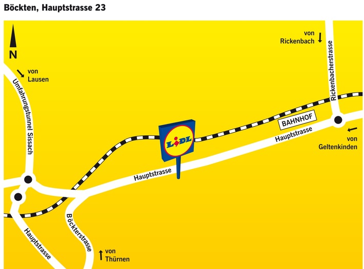 Böckten (BL): Lidl Schweiz eröffnet die 91. Filiale (BILD)