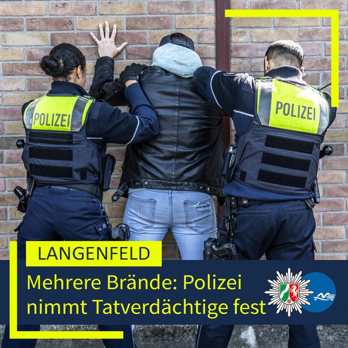 POL-ME: Mehrere Brände gelegt: Polizei fasst zwei Tatverdächtige - 2507063