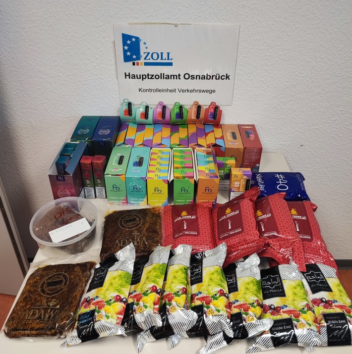 HZA-OS: Zoll und Ordnungsamt stellen unversteuerte Tabakwaren und unversteuerten Kaffee im Landkreis Diepholz sicher; Steuerschaden in Höhe von 1.500 Euro