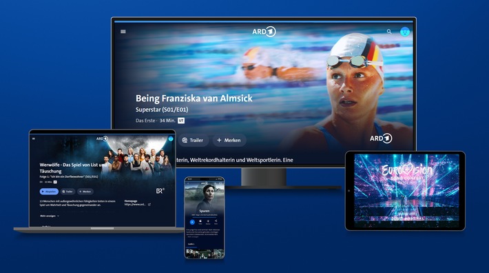Rekordreichweite für die ARD - die Jahresbilanz 2025 für die ARD Mediathek und Das Erste