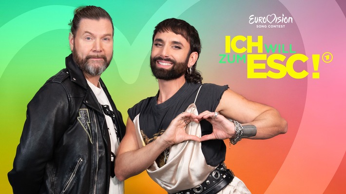 "Ich will zum ESC!" mit Conchita Wurst und Rea Garvey: Start am 25. Januar in der ARD Mediathek