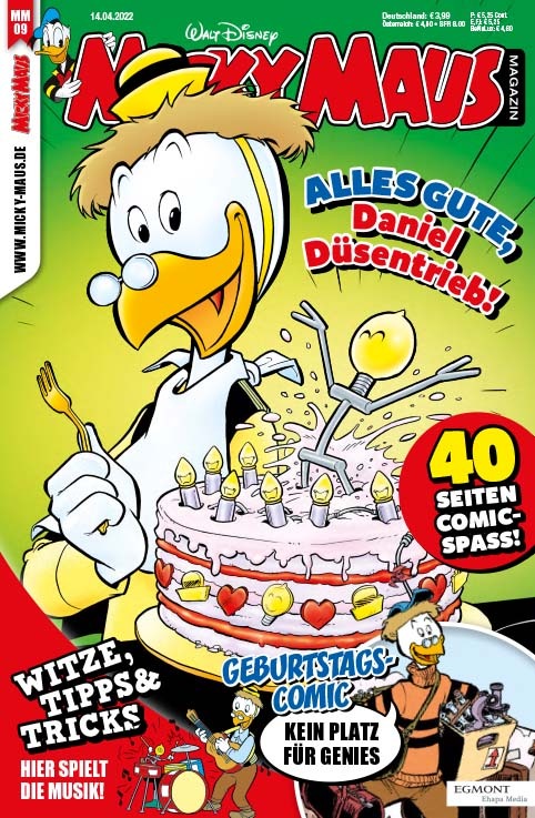 70 Jahre Daniel Düsentrieb: Erfinder-Genie sucht Verstärkung!