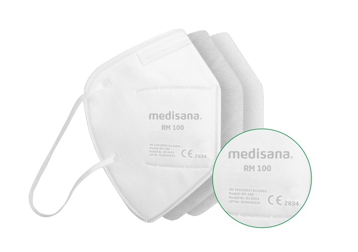 Zertifizierter Atemschutz: Neusser Unternehmen medisana liefert neue FFP2-Masken aus