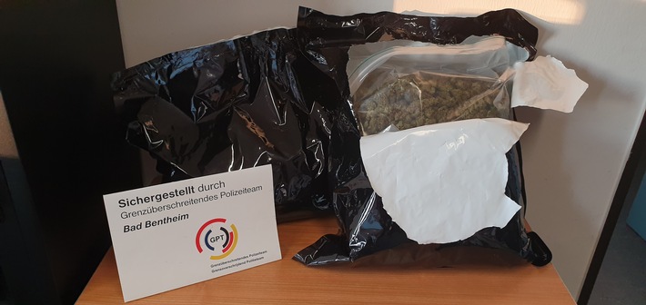 POL-EL: Bad Bentheim - 3,3 kg Marihuana sichergestellt