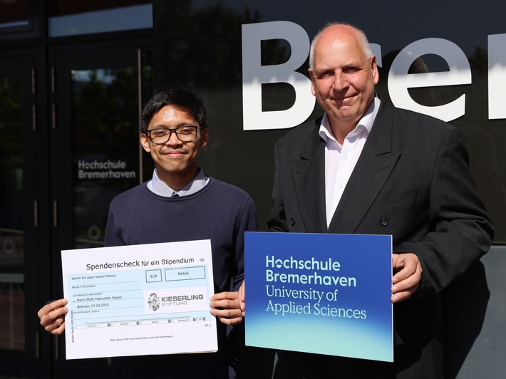 Erster Bremerhavener Student erhält Stipendium der Kieserling Stiftung