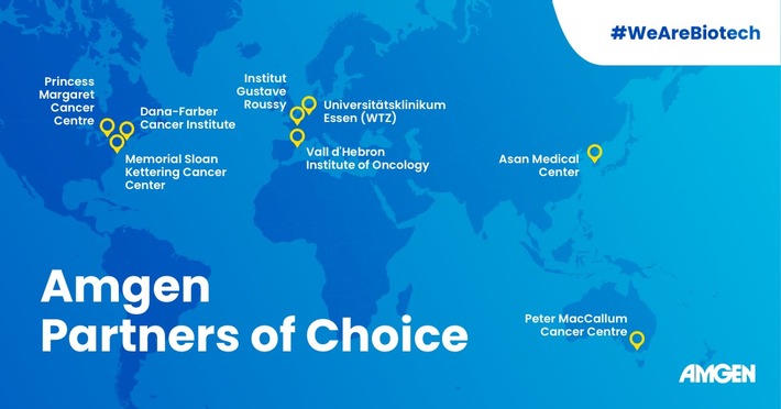 Amgen startet &quot;Partners of Choice-Netzwerk&quot; von acht führenden akademischen Onkologie-Zentren