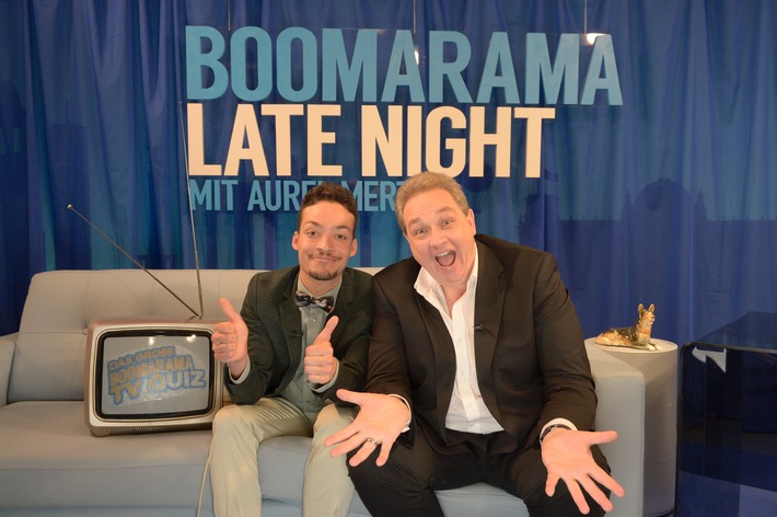 "Der Klügere kippt nach" - die Gäste am 4. Mai: Désirée Nick, Lina van de Mars und Bodo Bach / Und: Oliver Kalkofe bei Aurel Mertz in "Boomarama Late Night" am leider geilsten TV-Montag auf TELE 5