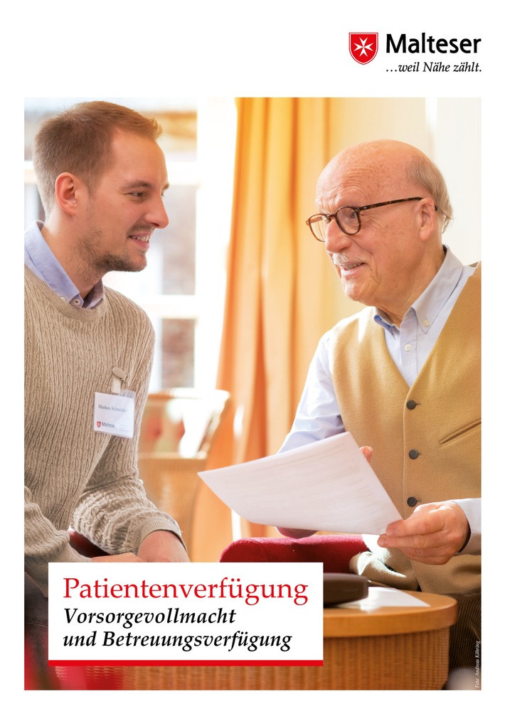 Patientenverfügung und Vorsorgevollmacht / Malteser integrieren neues Recht in ihre Vorlagen