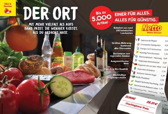 Netto setzt auf One Stop Discount - auch in der Kommunikation