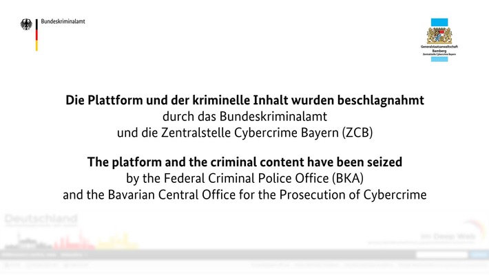 BKA: Darknet-Marktplatz: Mutmaßlicher Administrator festgenommen / 22-Jähriger soll seit November 2018 die Plattform &quot;Deutschland im Deep Web&quot; betrieben haben
