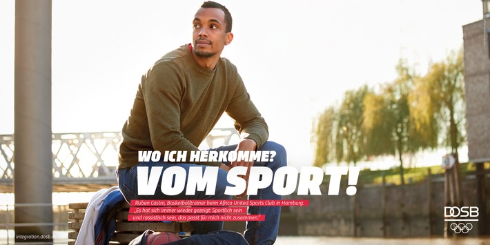 Neuauflage der Kampagne "Wo ich herkomme? Vom Sport!" gestartet / Motive und Geschichten rund um das Thema Integration ab sofort verfügbar