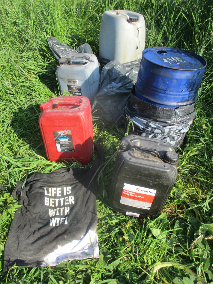 POL-OG: Achern, Gamshurst - Altöl illegal entsorgt, Hinweise erbeten