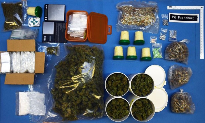 POL-EL: Werlte - Polizei beschlagnahmt Betäubungsmittel