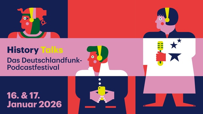 Deutschlandfunk-Podcastfestival in Köln am 16. und 17. Januar 2026