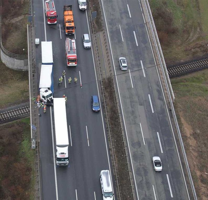 POL-PDNW: Nachtrag zur Pressemeldung vom 14.03.19, 08:28 Uhr und 09:59 Uhr der PD Neustadt - Schwerer Verkehrsunfall mit LKW auf der A 6 zwischen Grünstadt und Wattenheim
