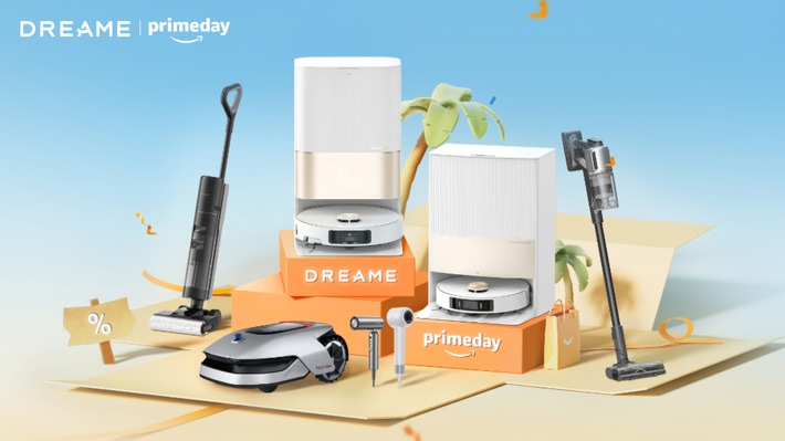 Dreame Prime Day Deals / Weiterer Text über ots und www.presseportal.de/nr/173033 / Die Verwendung dieses Bildes für redaktionelle Zwecke ist unter Beachtung aller mitgeteilten Nutzungsbedingungen zulässig und dann auch honorarfrei. Veröffentlichung ausschließlich mit Bildrechte-Hinweis.