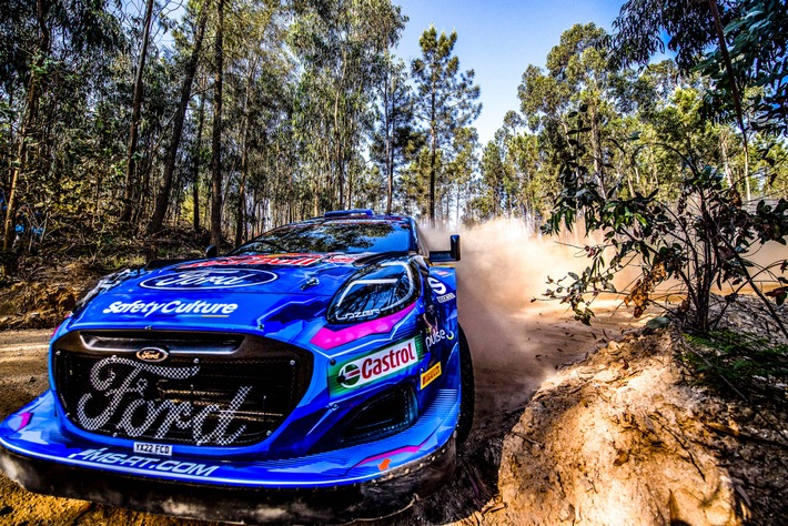 Rallye Portugal: Ott Tänak übernimmt mit dem Puma Hybrid Rally1 von M-Sport Ford wieder Platz zwei der Fahrerwertung