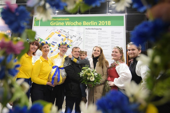 Grüne Woche 2018: Der 300.000. Besucher kommt aus Berlin-Wilmersdorf