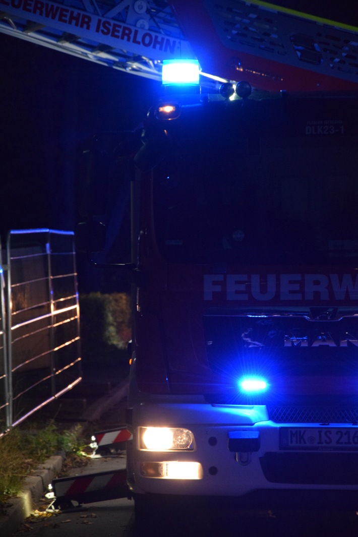 FW-MK: Einsatzreicher Tag für die Berufsfeuerwehr Iserlohn