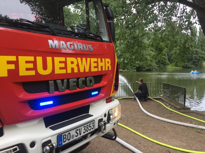 FW-BO: Einsatz am Stadtparkteich