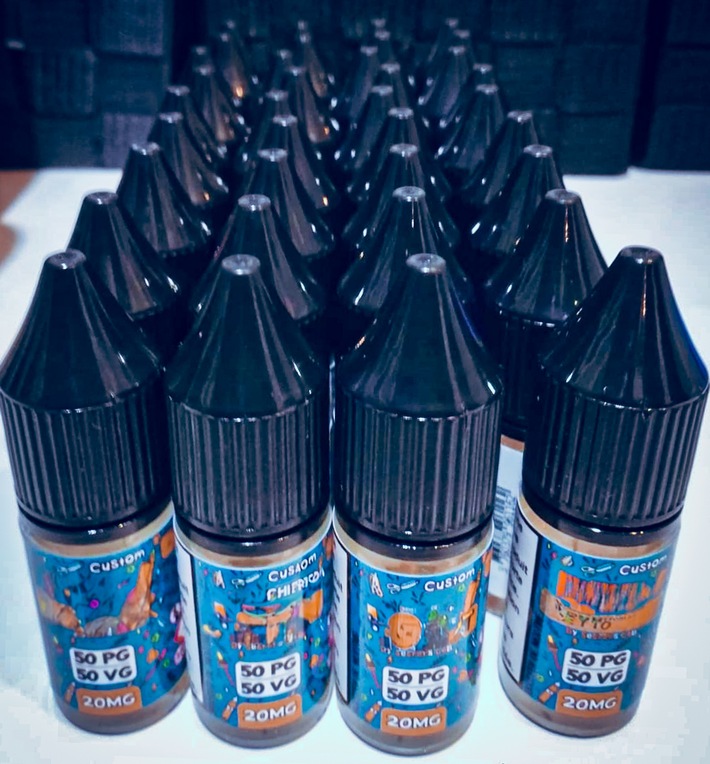 HZA-OL: ZOLL: Unversteuerte E-Liquids sichergestellt