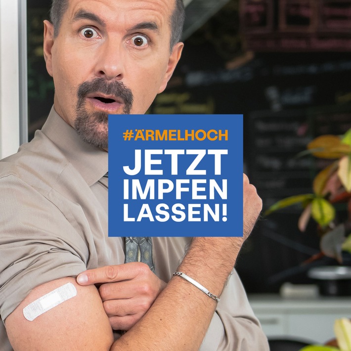 Lass das mal den Papa machen! / Banijay LAB kreiert Impfkampagne mit Kult-Figur Bernd Stromberg