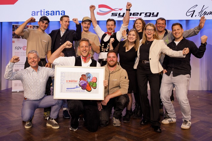 Der Artisana Award 2025 für die S. Müller Holzbau AG: Gesunde Unternehmenskultur im Holzbau