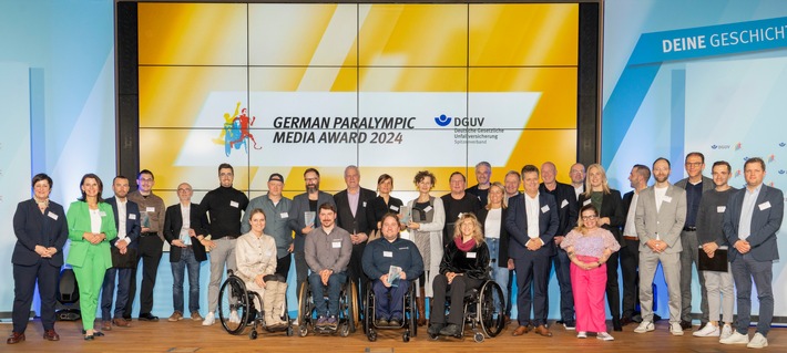 Berichterstattung über Behindertensport ausgezeichnet / Gesetzliche Unfallversicherung verleiht German Paralympic Media Award zum 23. Mal